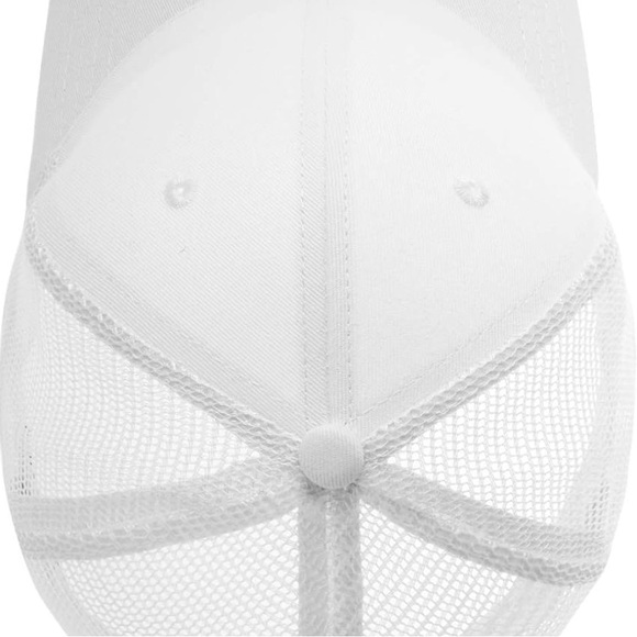 4/$20 Women’s White Low Profile Baseball Style Mesh Back Hat Adj Snapback OS - Picture 5 of 6
